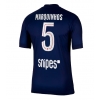 Camiseta Paris Saint-Germain Marquinhos #5 Primera Equipación Replica 2025-26 mangas cortas Camiseta Paris Saint-Germain Marquinhos #5 Primera Equipación Replica 2025-26 mangas cortas